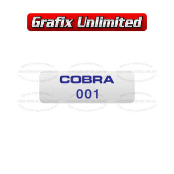 BF Cobra Ute Build Number