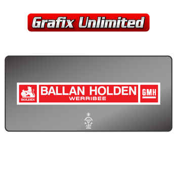Dealership Decal, Ballan Holden Werribee 
