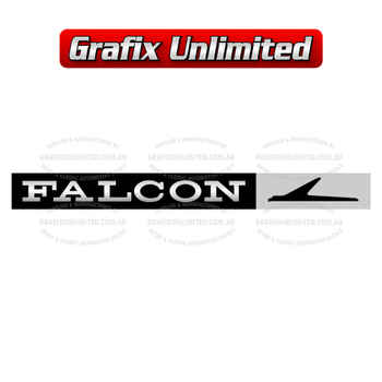 Glove Box Badge, Falcon Bird