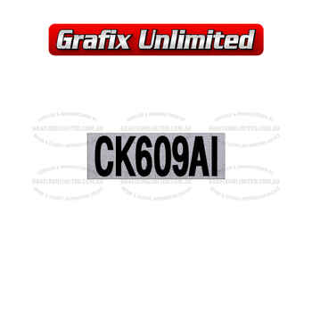 Rocker Cover Decal, Clothe CK609A1