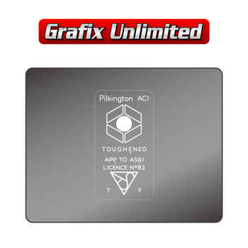 Windscreen Decal, LH LX Pilkington ACI 