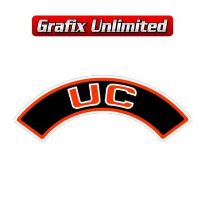 Aircleaner Decal UC Red 6 Cylinder