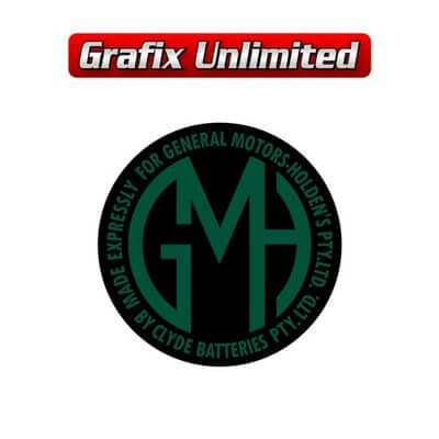 Battery Decal GMH
