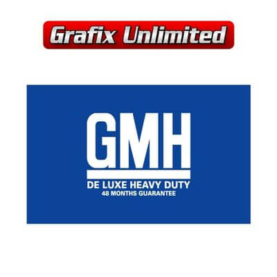 Battery Decal GMH Delux Heavy Duty