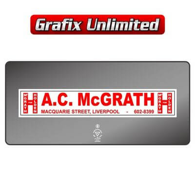 Dealership Decal AC McGrath