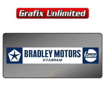Dealership Decal Bradley Motors Kyabram