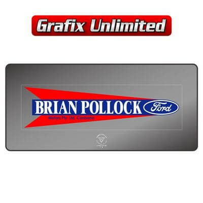 Dealership Decal Brian Pollock Ford