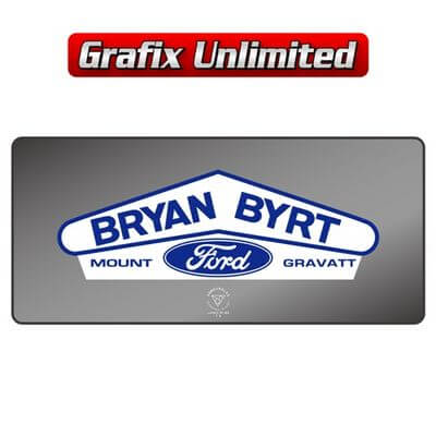 Dealership Decal Bryan Byrt Ford