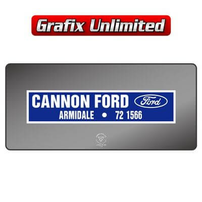Dealership Decal Cannon Ford
