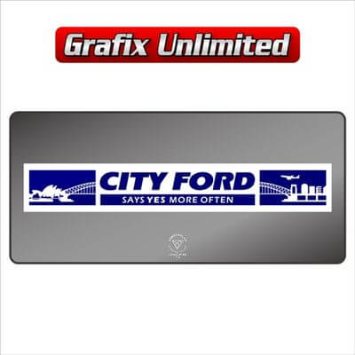 Dealership Decal City Ford