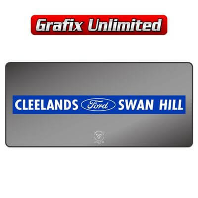Dealership Decal Cleelands Swanhill