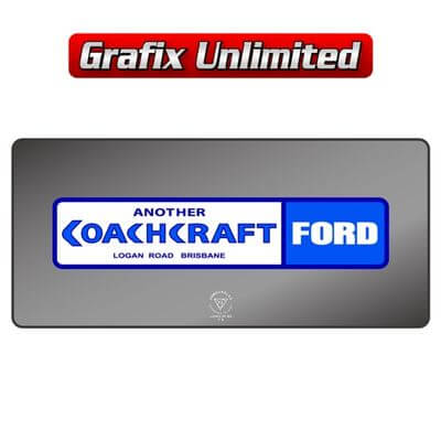 Dealership Decal Coachcraft Ford