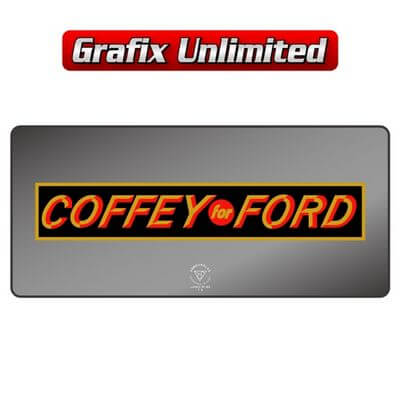 Dealership Decal Coffey For Ford
