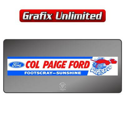 Dealership Decal Col paige