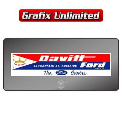 Dealership Decal Davitt Ford