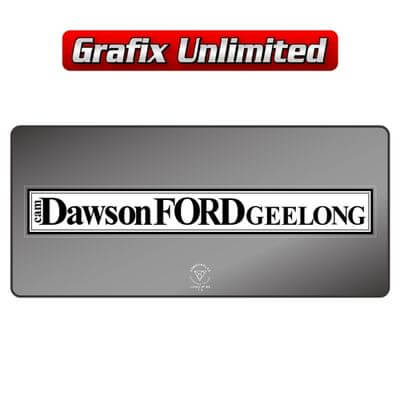 Dealership Decal Dawson Ford