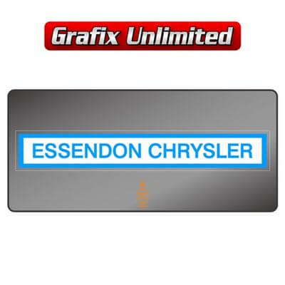Dealership Decal Essendon Chrysler