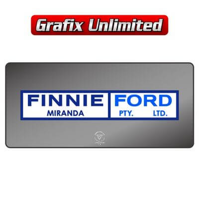Dealership Decal Finnie Ford
