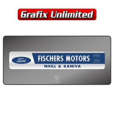 Dealership Decal Fischers Motors