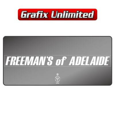 Dealership Decal Freemans of Adelaide