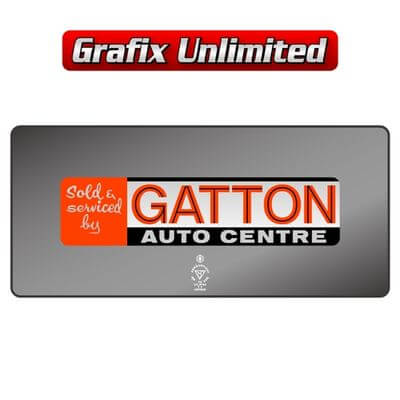 Dealership Decal Gatton Auto Centre