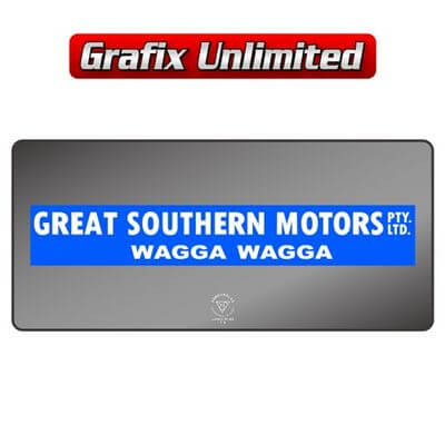 Dealership Decal Great Southern Motors