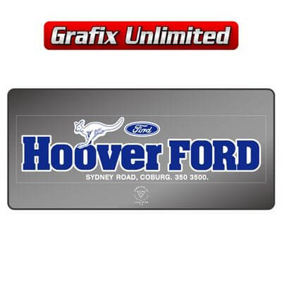 Dealership Decal Hoover Ford