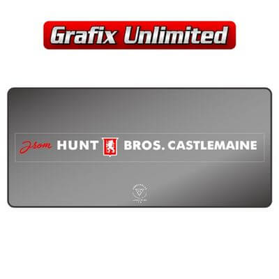 Dealership Decal Hunt Bros Castlemaine