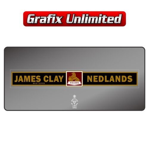 Dealership Decal James Clay Motors Nedlands
