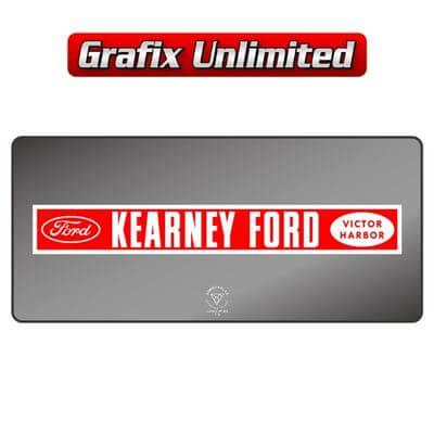 Dealership Decal Kearney Ford Victor Harbor