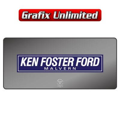 Dealership Decal Ken Foster Ford Malvern 