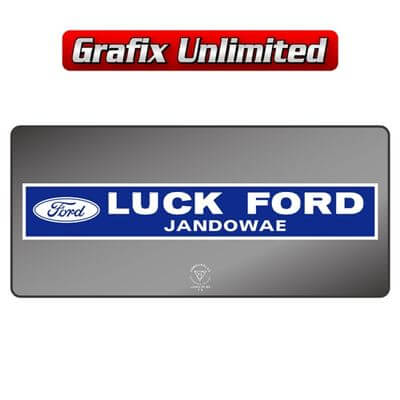 Dealership Decal Luck Ford Jandowae