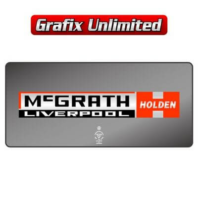 Dealership Decal McGrath Holden Liverpool