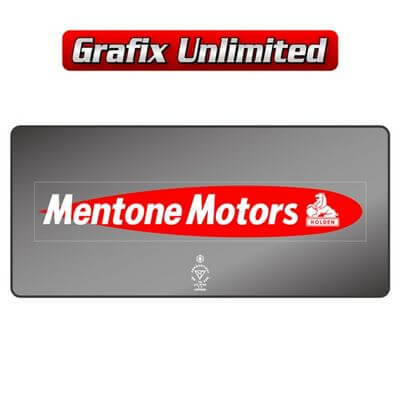 Dealership Decal Mentone Motors