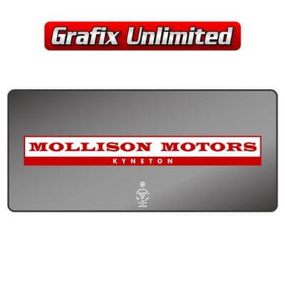 Dealership Decal Mollison Motors Kyneton