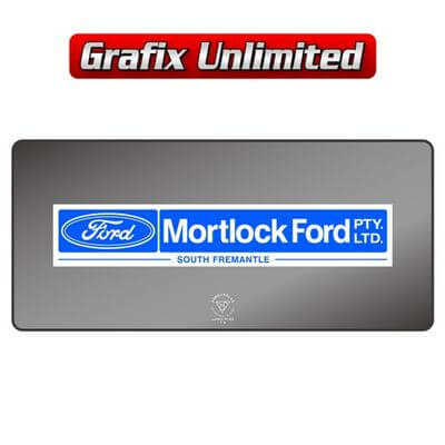 Dealership Decal Mortlock Ford