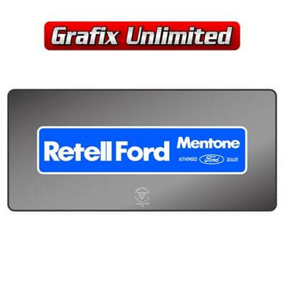 Dealership Decal Retell Ford