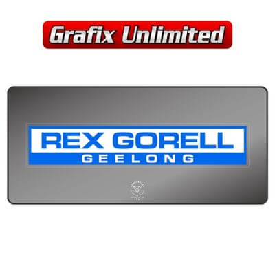 Dealership Decal Rex Gorell Geelong