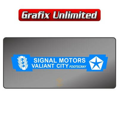 Dealership Decal Signal Motors