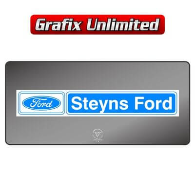 Dealership Decal Steyns Ford