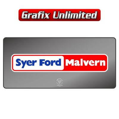 Dealership Decal Syer Ford Malvern