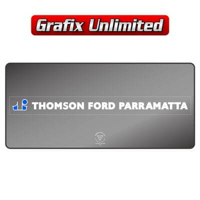 Dealership Decal Thomson Ford Parramatta