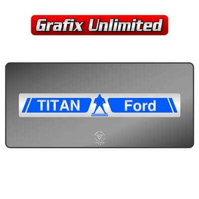 Dealership Decal Titan Ford