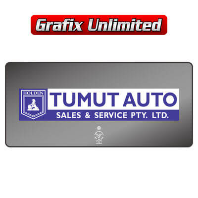 Dealership Decal Tumut Auto Sales + Service Pty Ltd