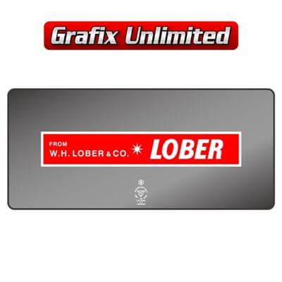 Dealership Decal WH Lober and Co