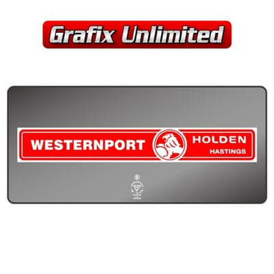 Dealership Decal Westernport Holden