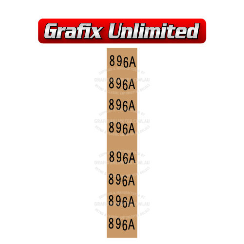 Diff Label 896A 9+quot 310 Ratio 28 Spline 1969 - 1971