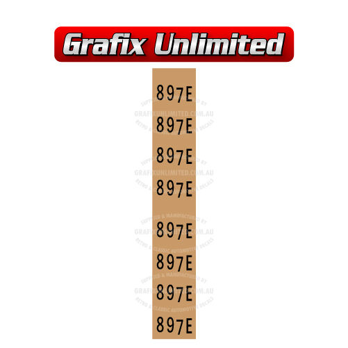 Diff Label 897E 9+quot 310 Ratio 1972 - 1976