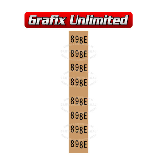 Diff Label 898E 9+quot 350 Ratio 31 Spline 1969 - 1971