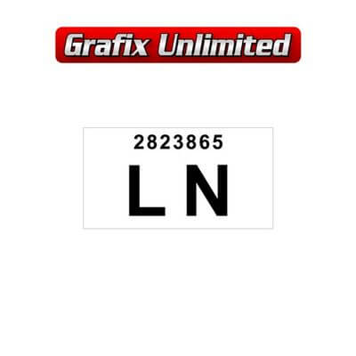 Part Label LN 2823865  XU1